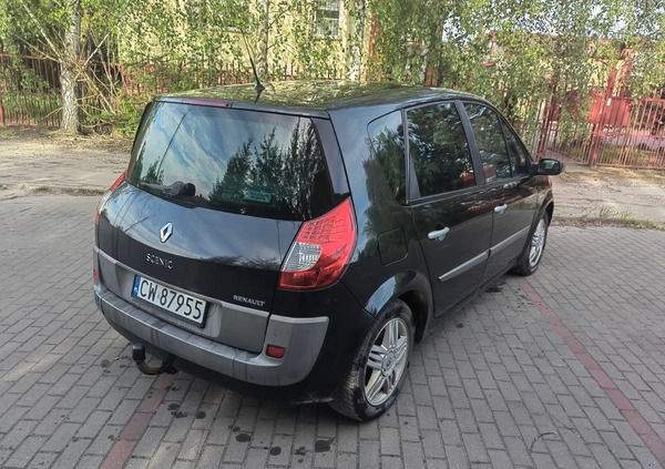 Renault Scenic cena 11500 przebieg: 257061, rok produkcji 2007 z Włocławek małe 56